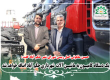 اضافه شدن یک دستگاه کامیون به ماشین آلات شهرداری حکم آباد